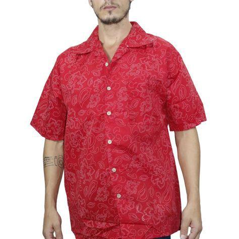 Imagem de Camisa Masculina Manga Curta Elegante Casual Estilo Leve