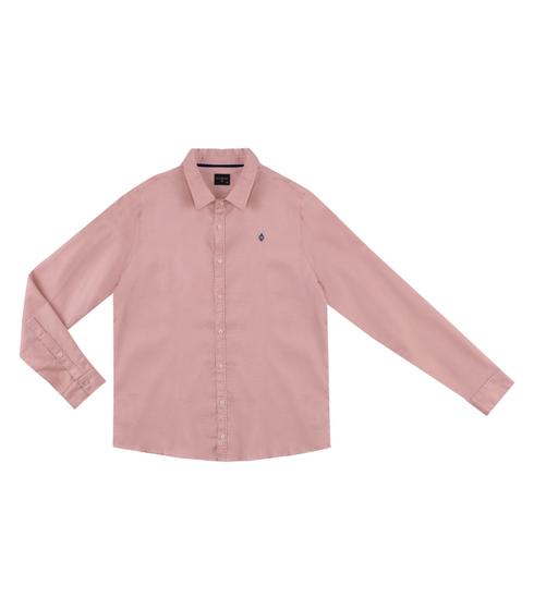 Imagem de Camisa Masculina Manga Longa Diametro Rosa