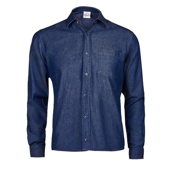 slit Fade out function Camisa Masculina para uniforme Jeans Azul Manga Longa - Uniformes Corporativos - Uniforme de Futebol - Magazine Luiza slit Fade out function Camisa Masculina para uniforme Jeans Azul Manga Longa - Uniformes Corporativos - Uniforme de Futebol - Magazine Luiza