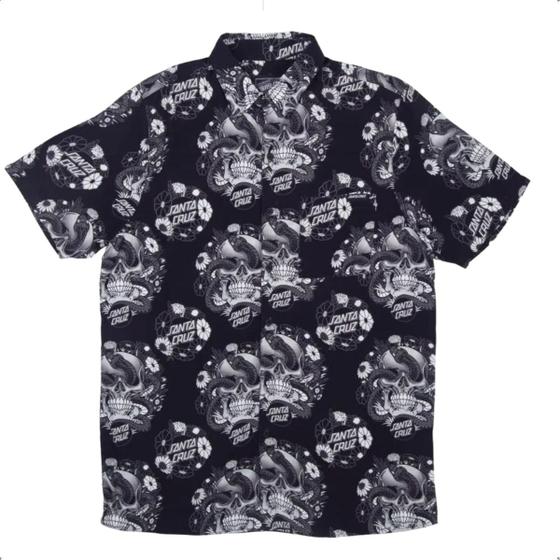 Imagem de Camisa Masculina Santa Cruz Botanic Skull Shirt