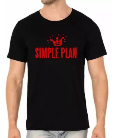 Imagem de Camisa Masculina Simple Plan Camiseta Bandas De Rock