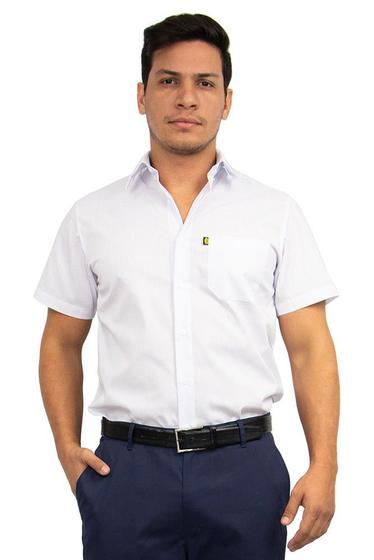 Imagem de Camisa masculina slim manga curta