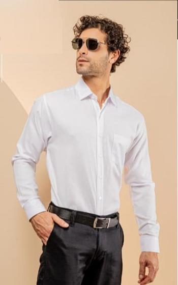 Imagem de Camisa Masculina Tricoline Plus Size