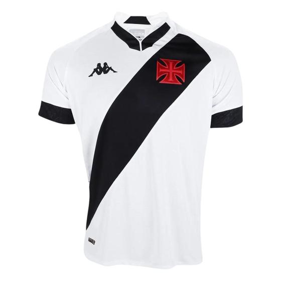 Imagem de Camisa Masculina Vasco Away II Branca Kappa 2022