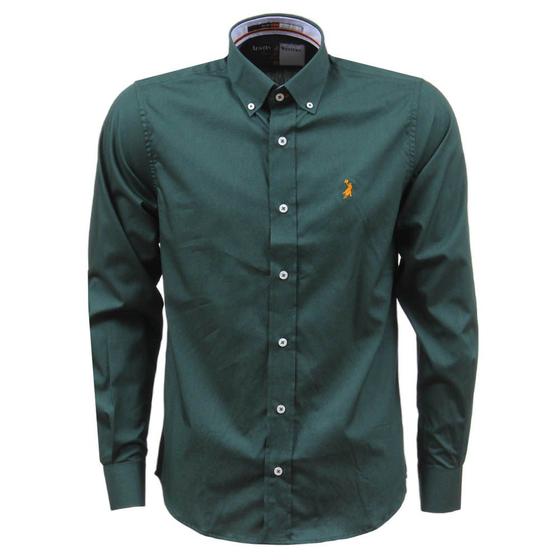 Imagem de Camisa Masculina Verde Manga Longa Austin Western 33927