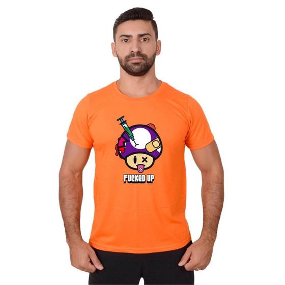 Imagem de Camisa Masculino Super Mario Fucked Up Cogumelo Manga Curta