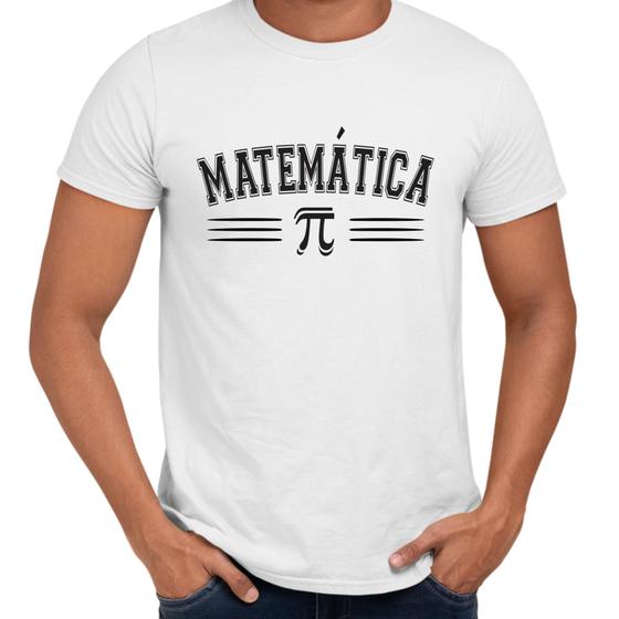 Imagem de Camisa Matemática Profissão Universidade Faculdade Símbolo Professor