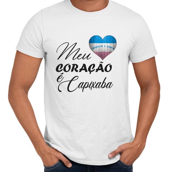 Imagem de Camisa Meu Coração é Capixaba Espírito Santo