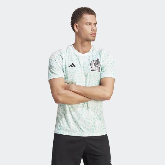 Imagem de Camisa méxico ii adidas 2023 branca/verde