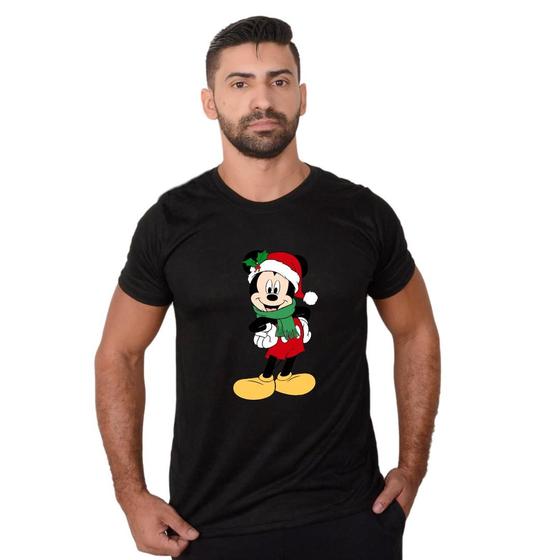 Imagem de Camisa Mickey Disney Natal Animado Masculina Casual - Methodic