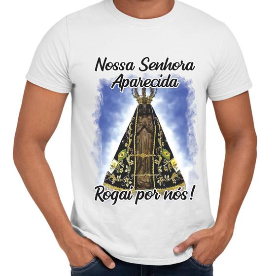 Imagem de Camisa Nossa Senhora Aparecida Rogai Por Nós! Igreja