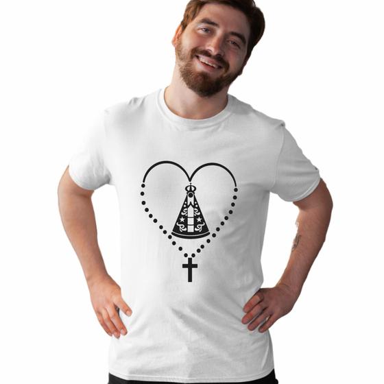 Imagem de Camisa Nossa Senhora Terço Coração Nossa Senhora