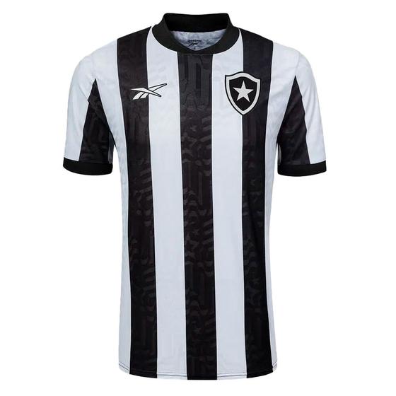 Imagem de Camisa Oficial Botafogo I 23/24 Masculina Preto Branco