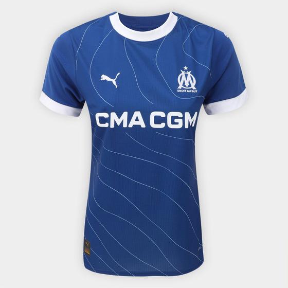 Imagem de Camisa Olympique de Marseille Away 23/24 s/nº Torcedor Puma Feminina