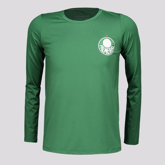 Imagem de Camisa Palmeiras Brave Manga Longa UV50 Infantil Verde