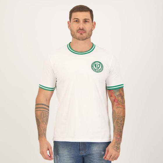 Imagem de Camisa Palmeiras Retrô 1973 Branca e Verde