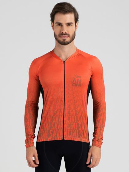 Imagem de Camisa Para Ciclismo Masculina Manga Longa Infinity Iron Savancini (3140)