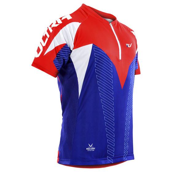 Imagem de Camisa Para Ciclista Ultra Bikes Max Dry Manga Curta Tamanhos P / M / G / GG