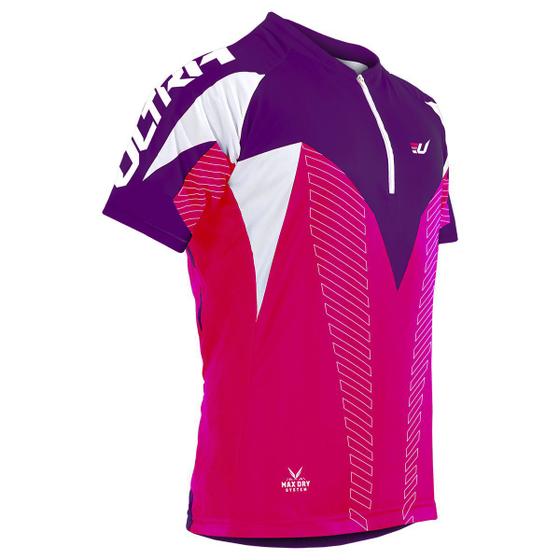 Imagem de Camisa Para Ciclista Ultra Bikes Max Dry Manga Curta Tamanhos P / M / G / GG