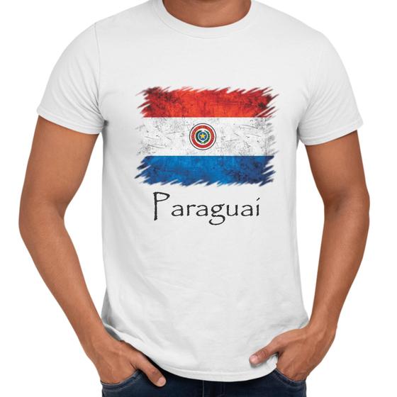 Imagem de Camisa Paraguai Bandeira País América do Sul