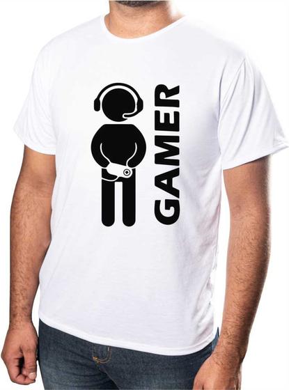 Imagem de Camisa Personalizada GEEK Gamer  Camiseta Estampada Ótimo Acabamento