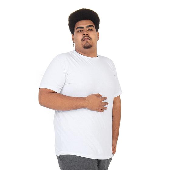 Imagem de Camisa Plus Size Masculina Algodão Tamanho Grande Confortavel Super Macia