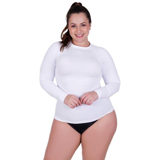 Imagem de Camisa Plus Size Proteção Solar UV 50+ Blusa Térmica - BLUSA UV FEMININA