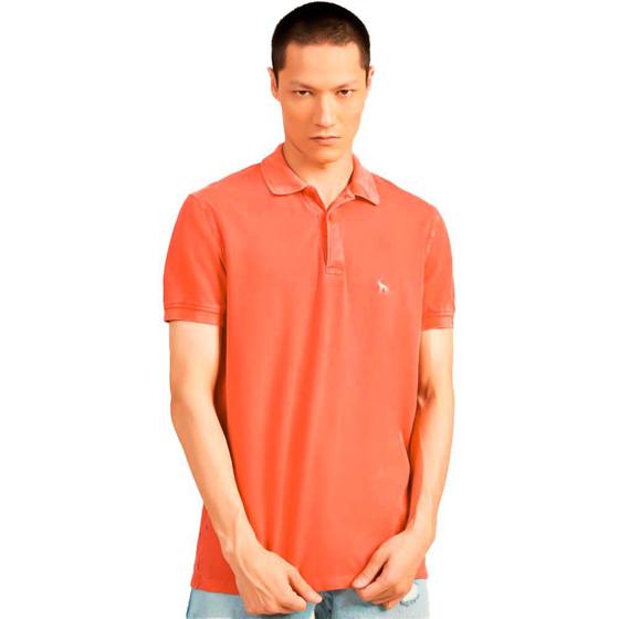 Imagem de Camisa Polo Acostamento Casual Bsc O23 Laranja Masculino