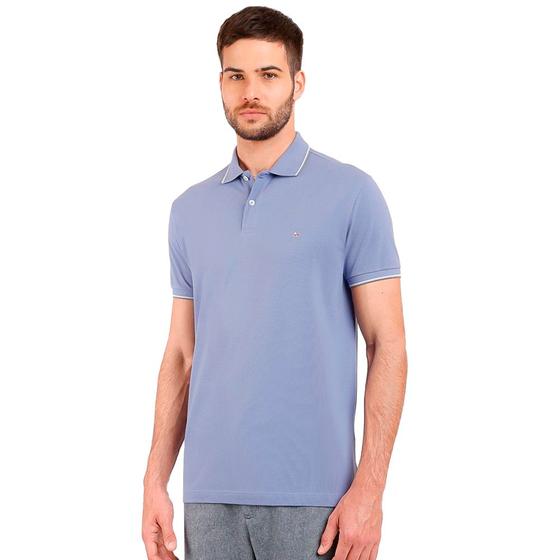 Imagem de Camisa Polo Aramis 3 Listras IN24 Azul Masculino