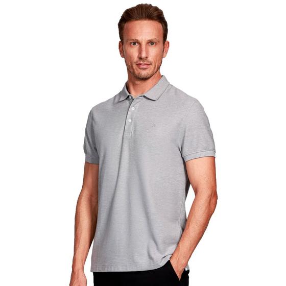 Imagem de Camisa Polo Aramis Basic Piquet Ve25 Cinza Mescla Masculino