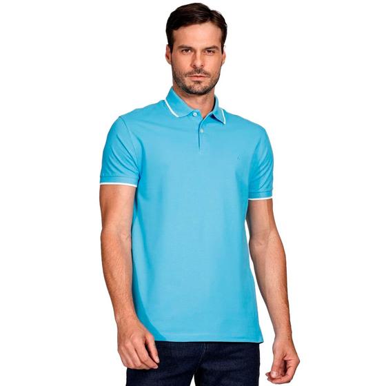 Imagem de Camisa Polo Aramis Classic Ve25 Azul Turquesa Masculino