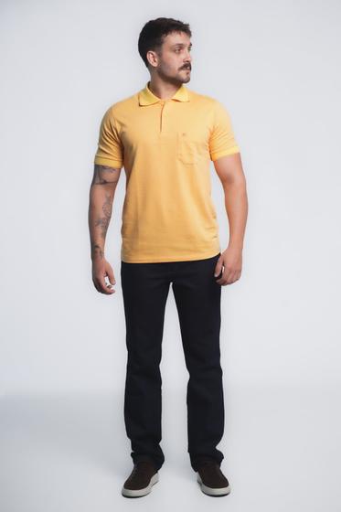 Imagem de Camisa Polo Blend Griffo Amarela Essencial