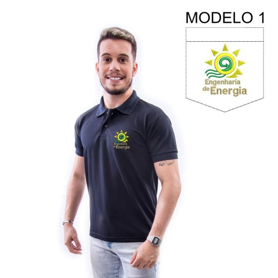 Imagem de Camisa Polo Bordado Profissão Engenharia de Energia