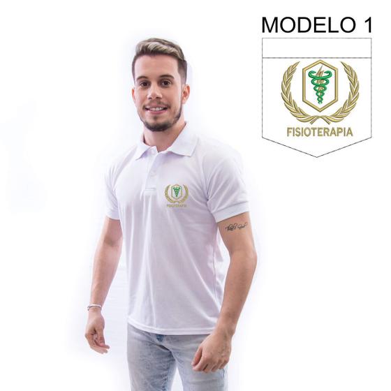 Imagem de Camisa Polo Bordado Profissão Fisioterapia