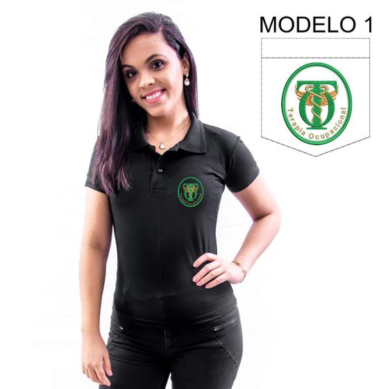 Imagem de Camisa Polo Bordado Profissão Terapeuta Ocupacional