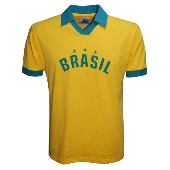 Imagem de Camisa Polo Brasil Liga Retrô  Amarela G