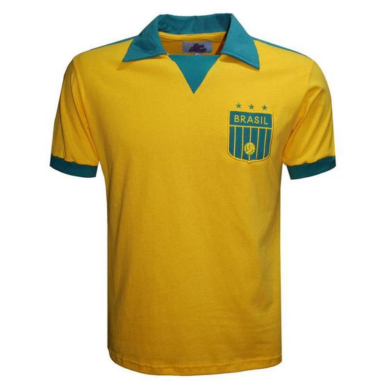 Imagem de Camisa Polo Brasil Liga Retrô  Amarela GG