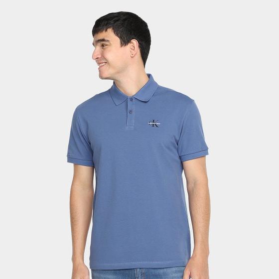 Imagem de Camisa Polo Calvin Klein Logo Masculina