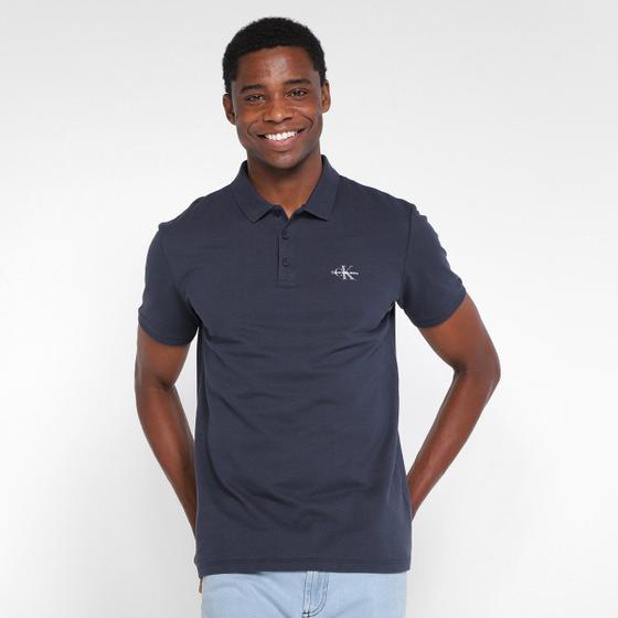 Imagem de Camisa Polo Calvin Klein Logo Masculina