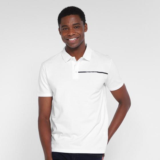 Imagem de Camisa Polo Calvin Klein Palito Masculina