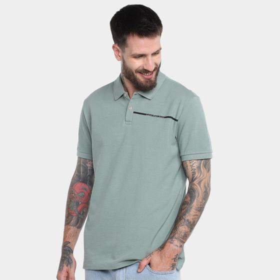 Imagem de Camisa Polo Calvin Klein Palito Masculina