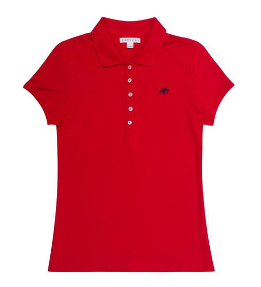 Imagem de Camisa Polo Casual Aeropostale Básica Manga Curta Piquet Original Feminina