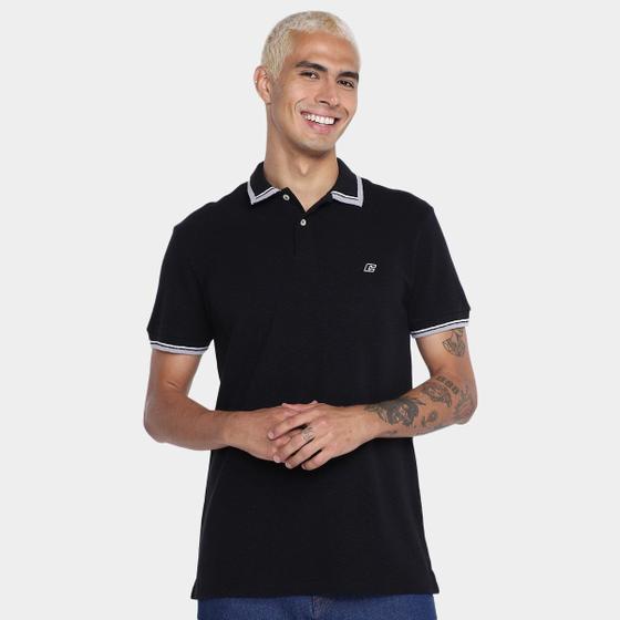 Camisa Polo Colcci Frisos Masculina