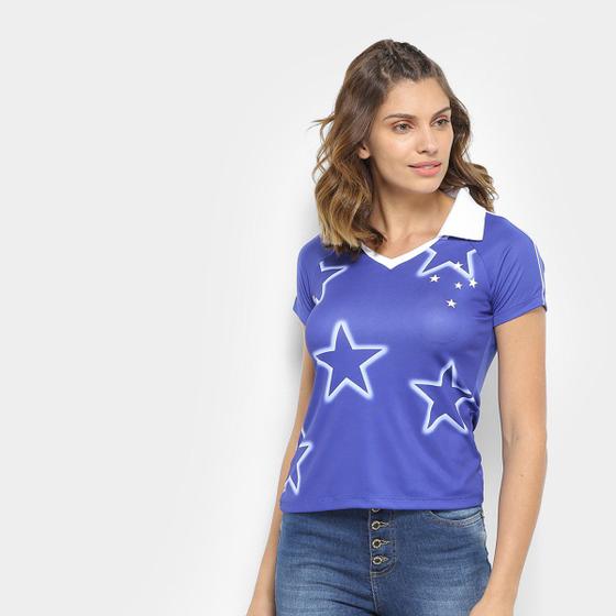 Imagem de Camisa Polo Cruzeiro Retrô 1997 s/n Feminina