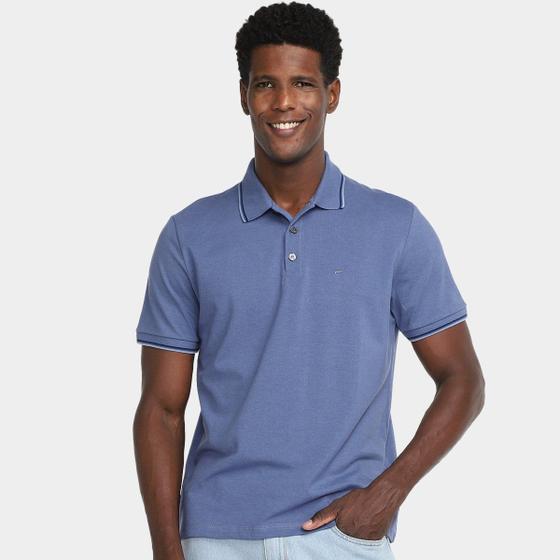 Imagem de Camisa Polo Ellus Piquet Melange Classic Masculina