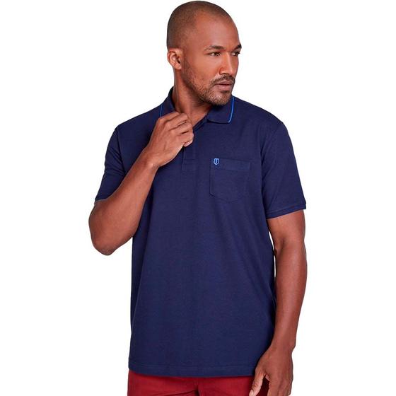 Imagem de Camisa Polo Individual Basic Bolso OU24 Marinho Masculino