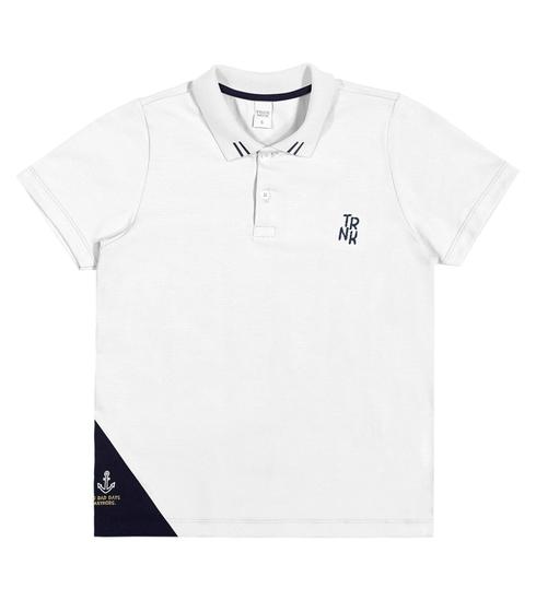 Camisa Polo Infantil Masculina Âncora Trick Nick Branco Menor preço em Camisa Polo Infantil Masculina Âncora Trick Nick Branco