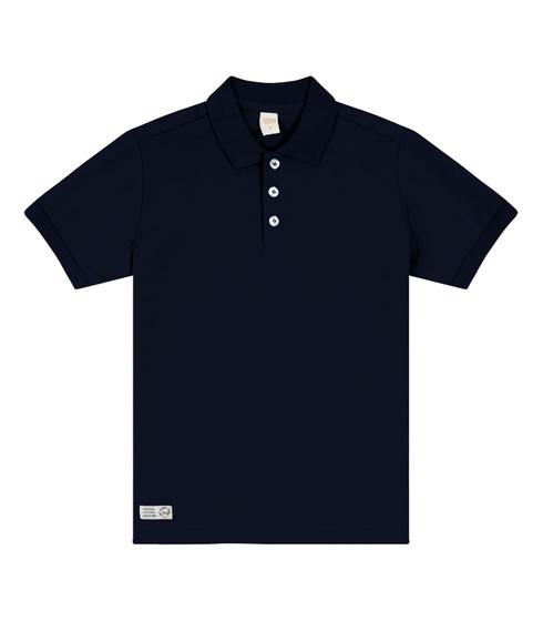 Imagem de Camisa Polo Infantil Masculina Trick Nick Azul