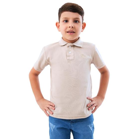 Imagem de Camisa Polo Infantil Menino Algodão Piquet