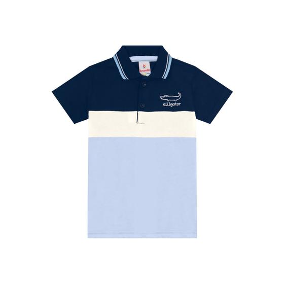 Imagem de Camisa polo infantil menino de jacaré Brandili